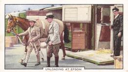 1938 Gallaher Racing Scenes #23 Unloading at Epsom Front